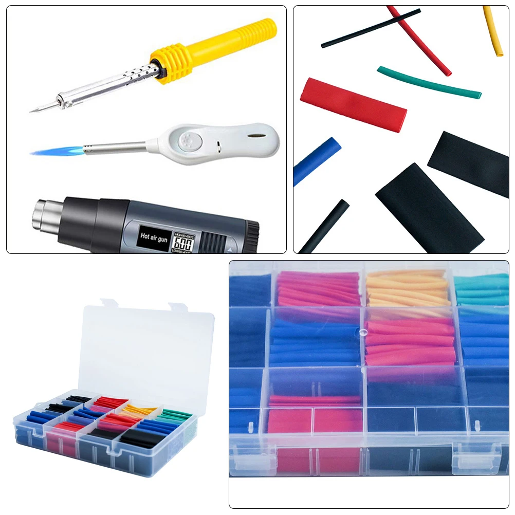 

Heat Shrink Tubing Kit Electric Tubes Wire Covers Cords Wall Thermal Casing Heat Shrink Tubes Solder Joint Protection Line