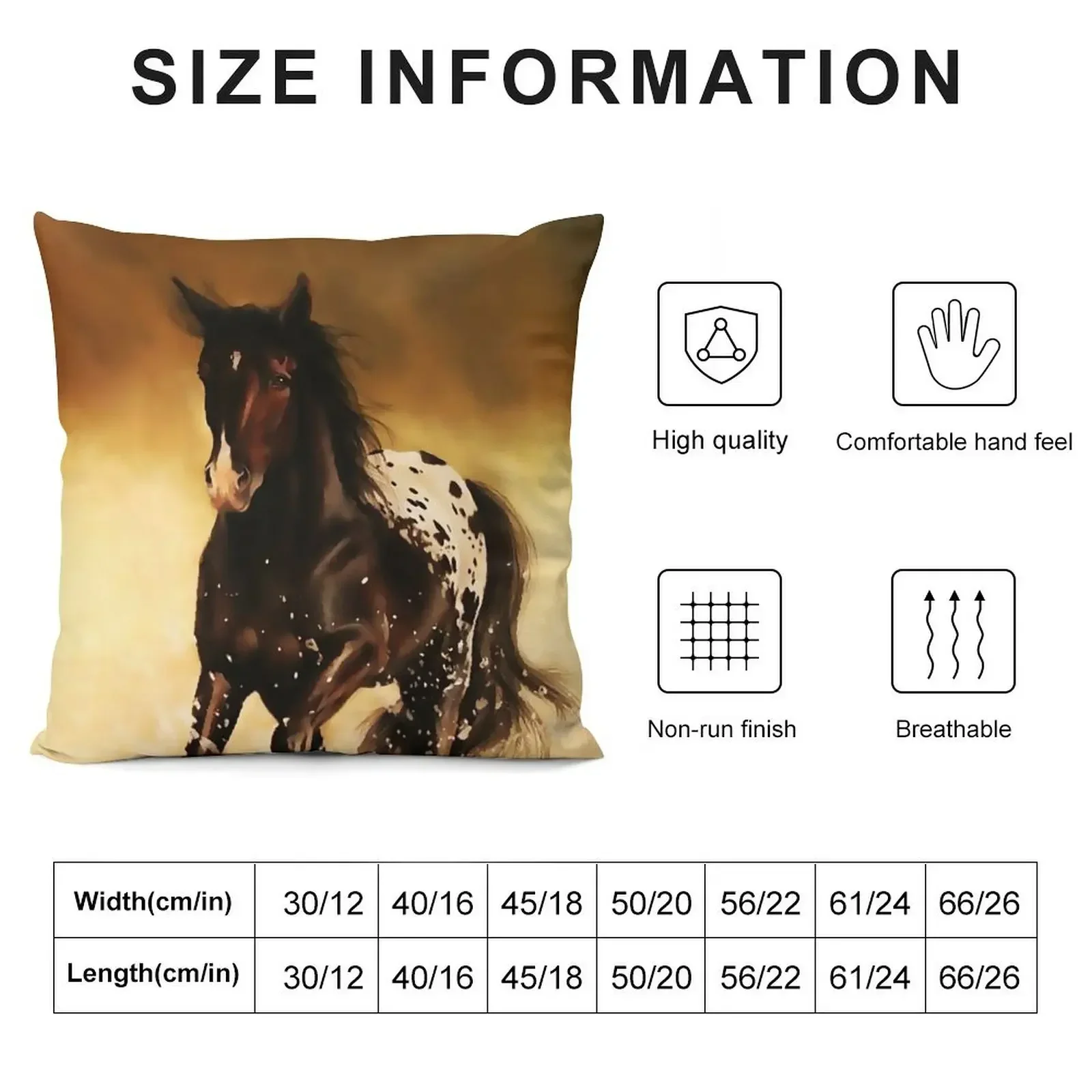 Appaloosa Throw Pillow New year Christmas Pillow Christmas Pillow Cases