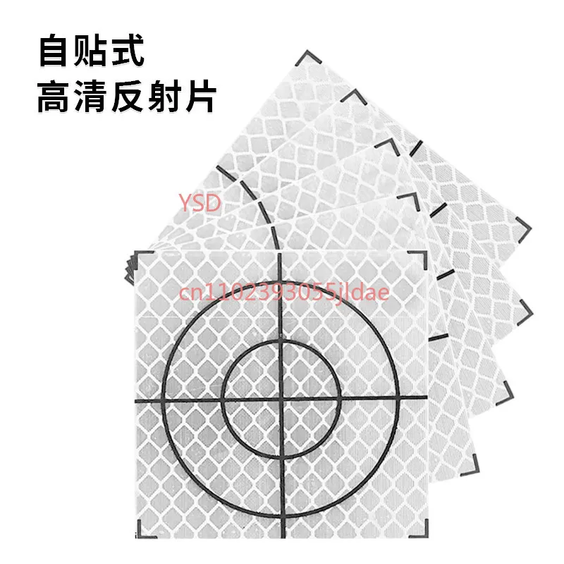 Total Station Reflector Sheet | Self-Adhesive Prism Paper for Tunnel Measurement & Monitoring