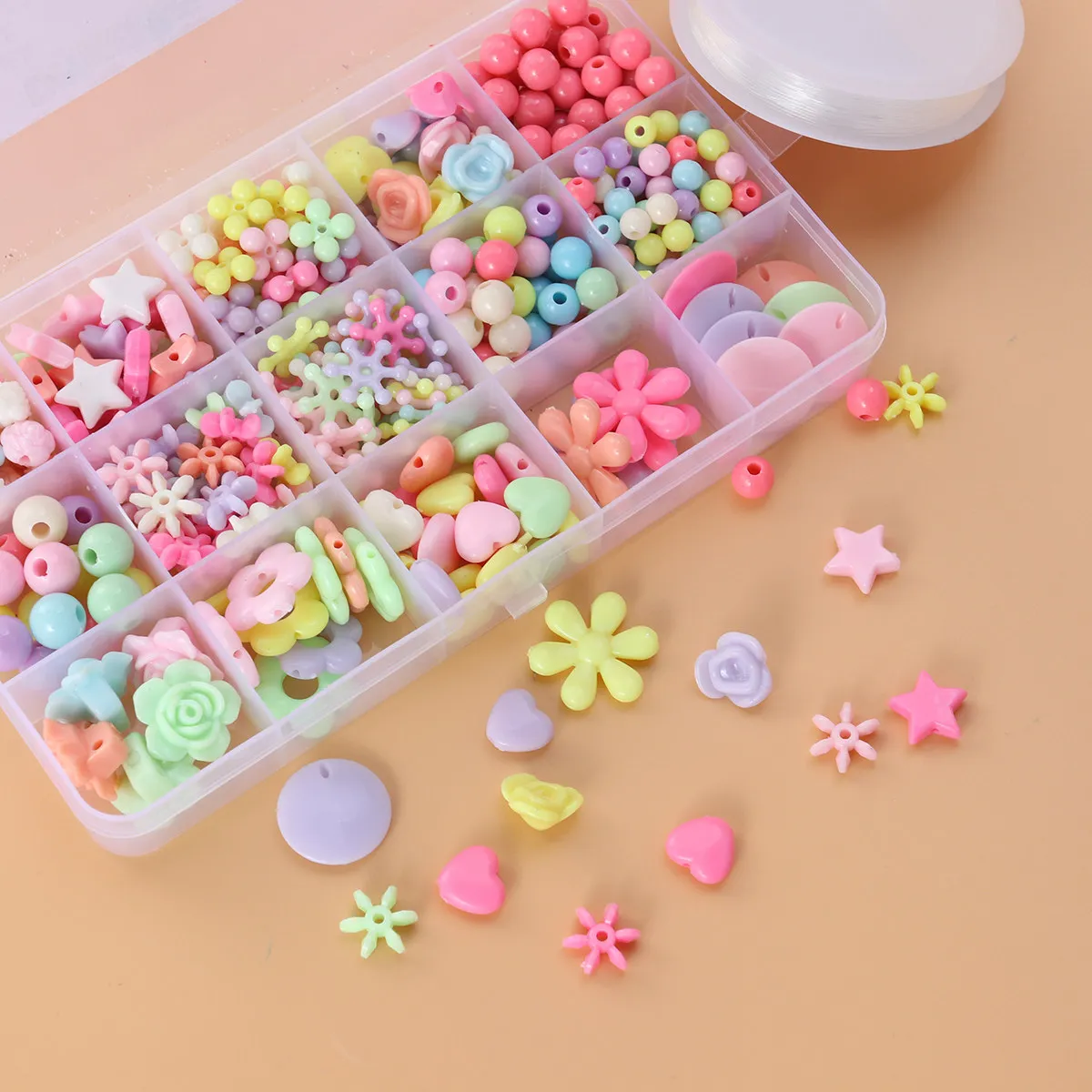 330pcs-children-bead-art-set-acrylic-rainbow-beads-diy-handmade-jewelry-making-kit-logical-thinking-training-activity-craft
