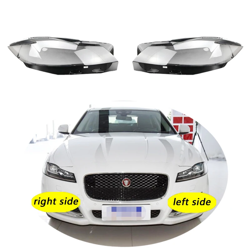 

Use For Jaguar XFL 2016-2019 XF Transparent Headlamp Cover Lamp Shade Front Headlight Shell Lampshade Lens shell