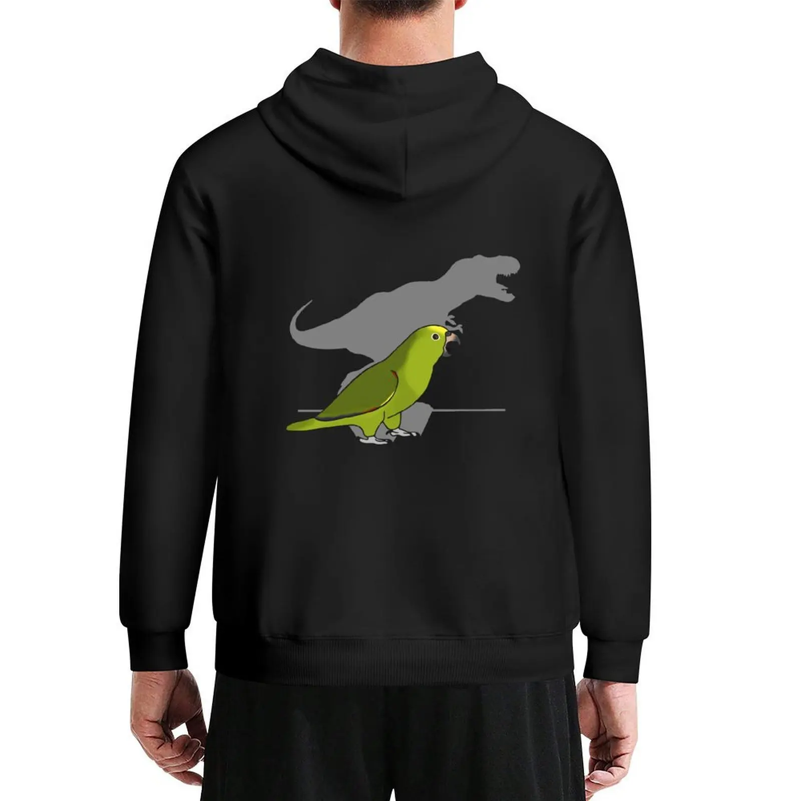 

T-rex Yellow crowned Panama Amazon Hoodie men's autumn clothes mens clothes blouse japanese style mens hoodies