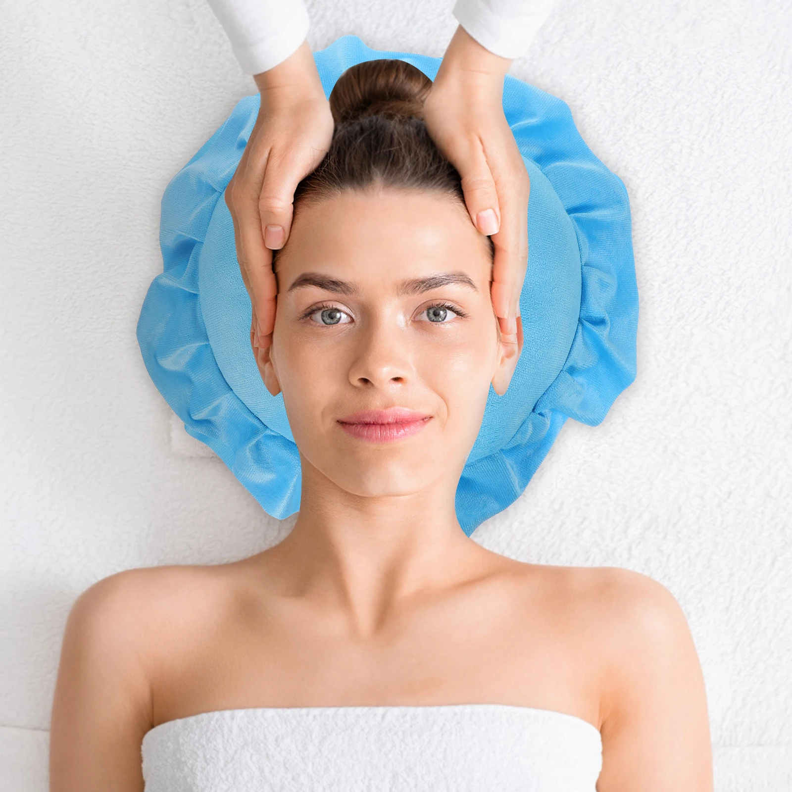 

Beauty Salon Face Pillow U-Shape Massage Cushion Removable Cover Spa Face Support Pillow for Facial Relax and Massage Table