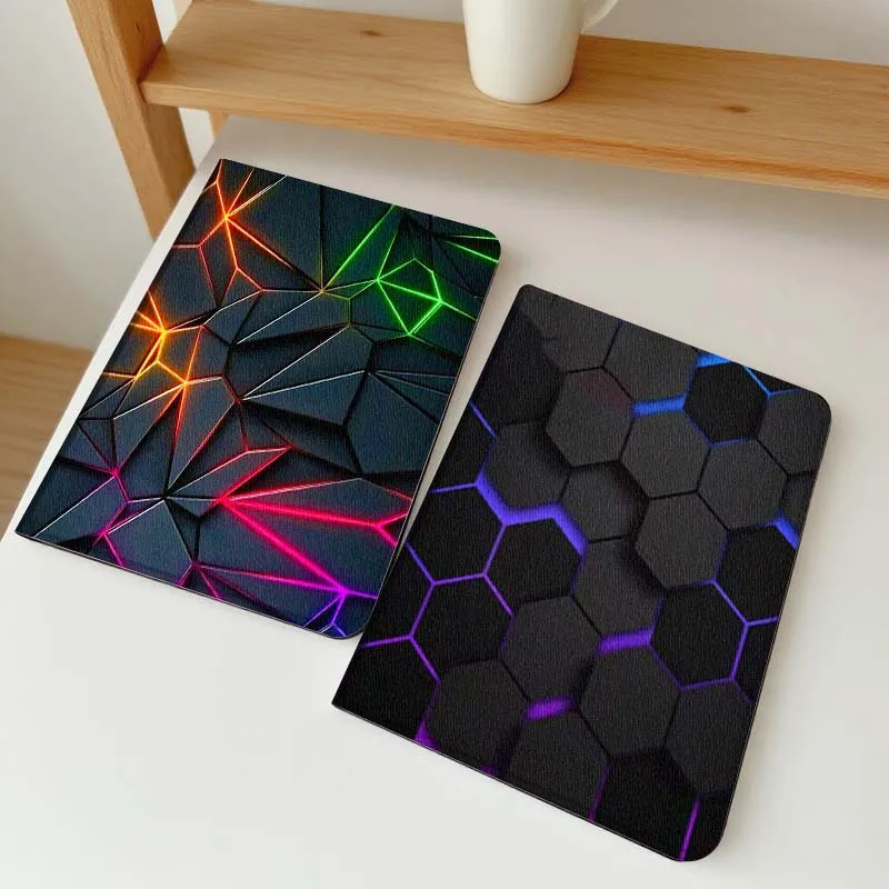 

Чехол для планшета из углеродного волокна, светящийся в темноте, популярный для Samsung Galaxy Tab A7, A8, A9, A11, S6, S11, 10.1, 10.4, 10.5 дюймов, Lite, Plus, мягкий, подарочный