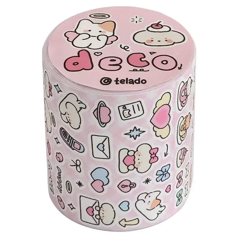 낙서 손 텐트 테이프 다채로운 문자 기호 귀여운 만화 크리 에이 티브 장식 스티커