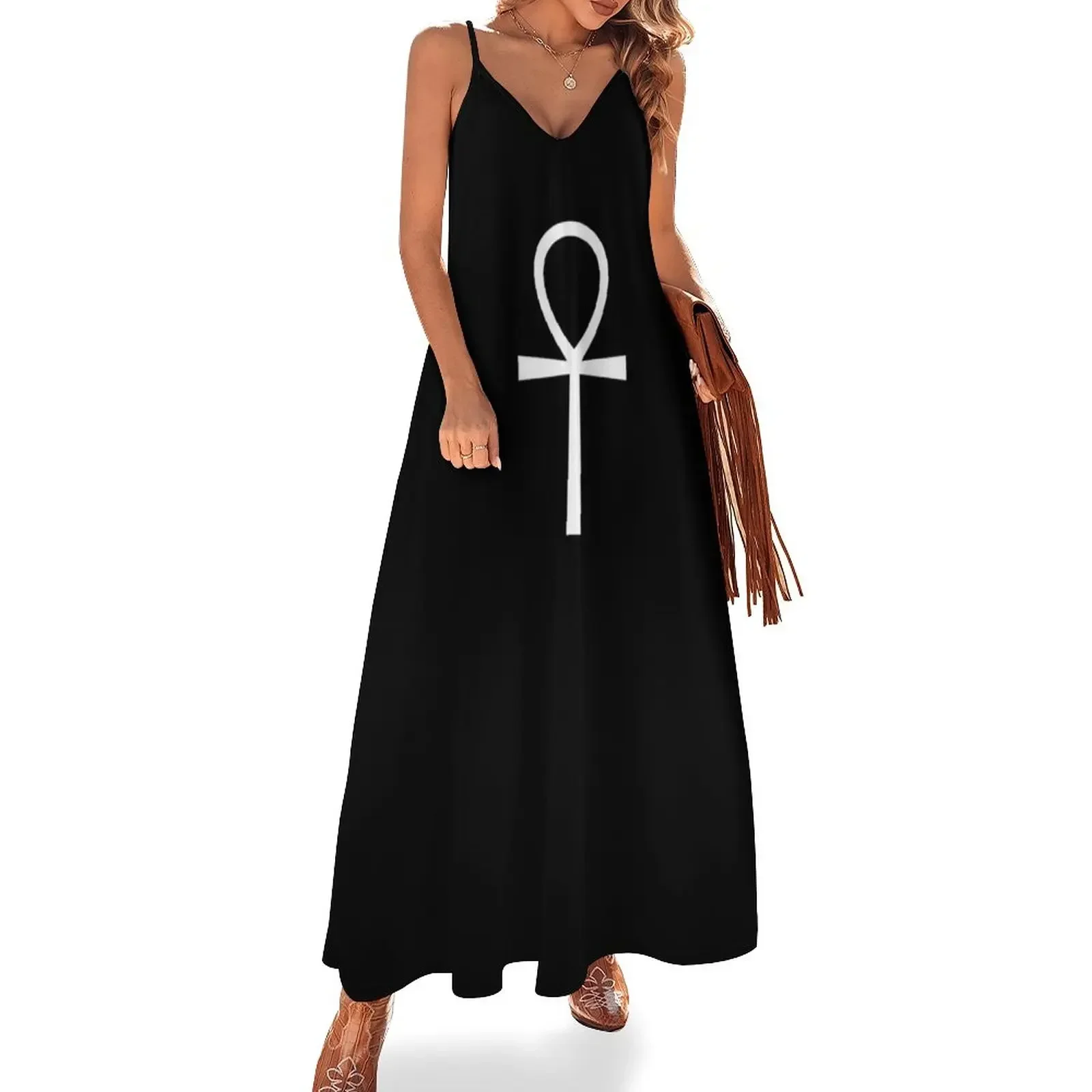 

Bea Night in the Woods Dress - Ankh Sleeveless Dress women's summer clothing 2024 luxury woman evening dress