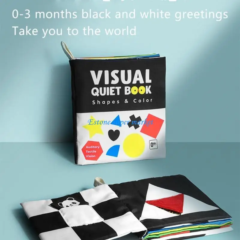 090b Lettura a prova lacrima Baby First Book Early Learning Infant Toy Boy Girls Favor