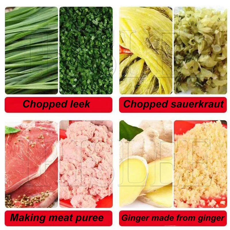 Electric Vegetable Cutter Food Chopper Chili Onion Ginger Vegetable Cutting Machine