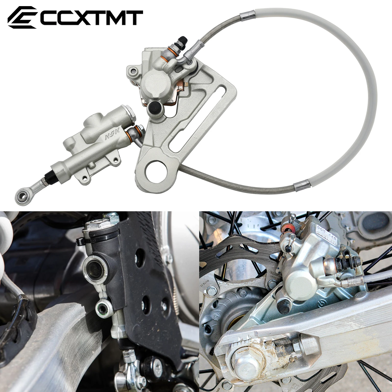 For EXC250 EXC300 XC250 XC300 Motorcycle Rear Brake Pump Assembly Hydraulic Caliper Oil Hose For KTM XC XCF SX SXF EXC EXCF TPI
