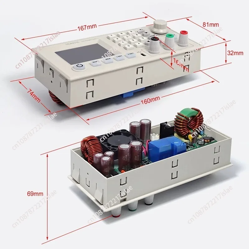 60V 18A RD6018 Step Down Module, USB WiFi Data Storage DC Adjustable Voltage Regulator Buck Converter