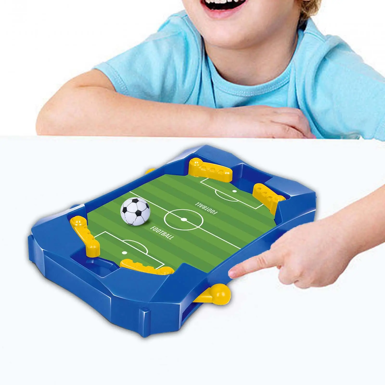 Mini Tabletop Soccer Shootout Game, Arcade Soccer Table Game, Desktop Sport