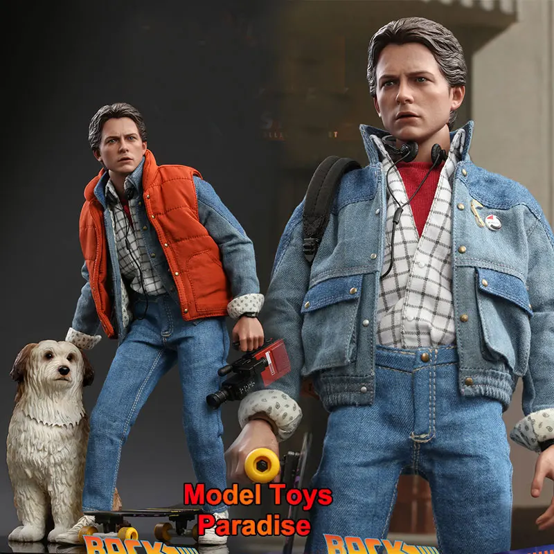 

HotToys HT MMS573 1/6 Collectible Toys Marty Back To The Future Men Soldier 12inch Action Figure Model Fans Gifts