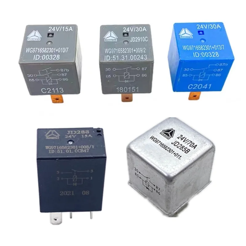 For CNHTC SINOTRUK Howo T7H TX SITRAK Hohan Fuse Junction Box Computer Light Wiper Relay WG9716582301 +010 +009 +013 +008 +011