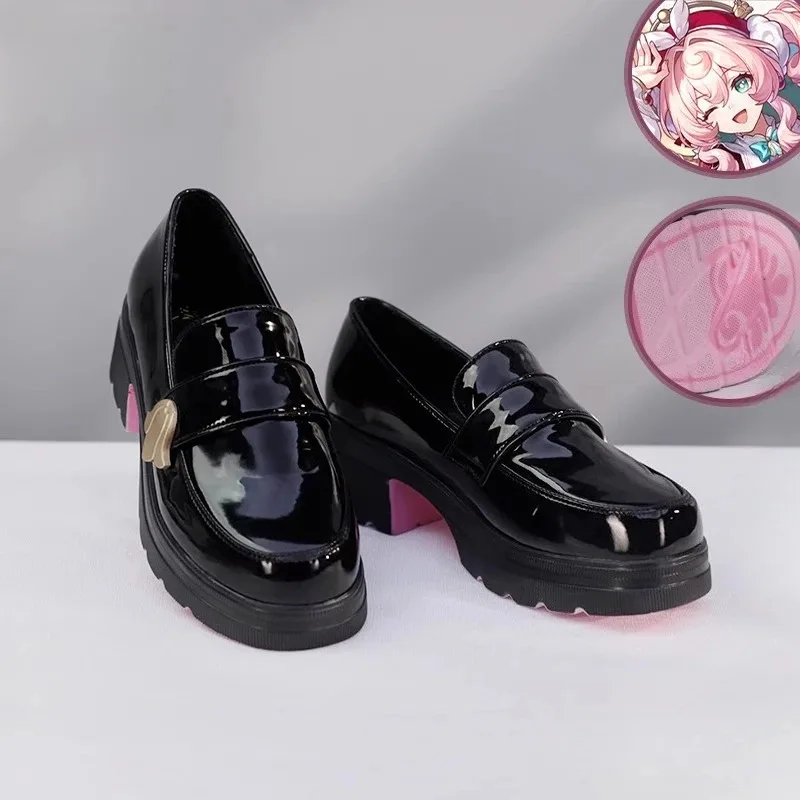 Zapatos de Cosplay, juego Honkai Star Rail Hyacine, accesorios de Cosplay, botas de Carnaval de Halloween, zapatos de PU hechos a medida