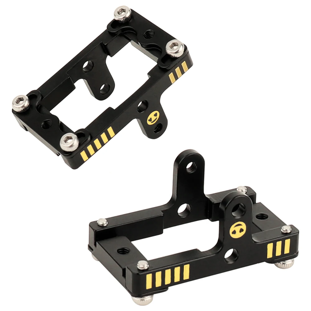 1pc TRX4-M Black Coating Brass Servo Mount for 1/18 RC Crawler Car TRX4M Metal Upgrade Parts Accessories