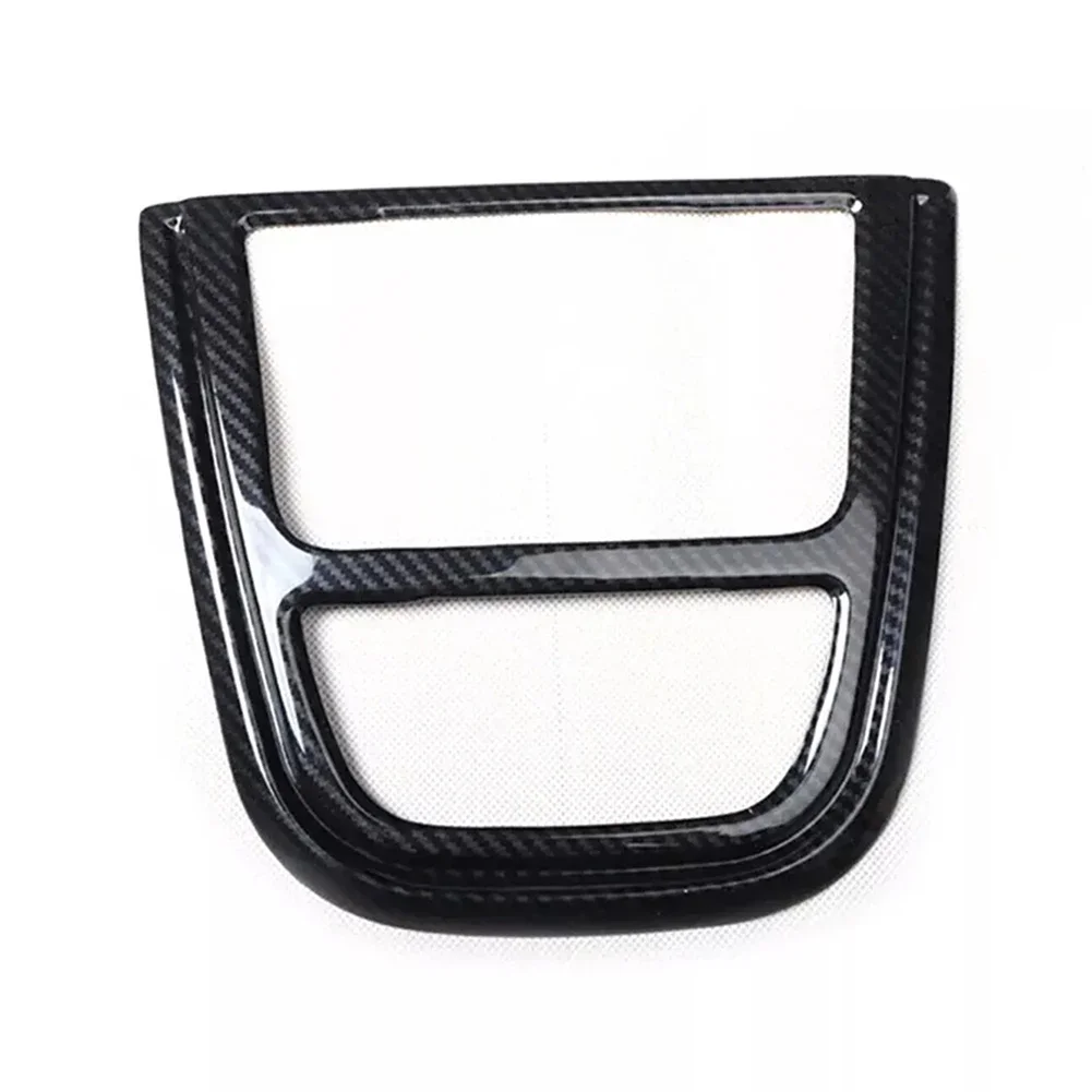 For Buick For Encore Carbon Fiber Console CD Button Frame Control Panel Cover Superior Material Easy Replacement