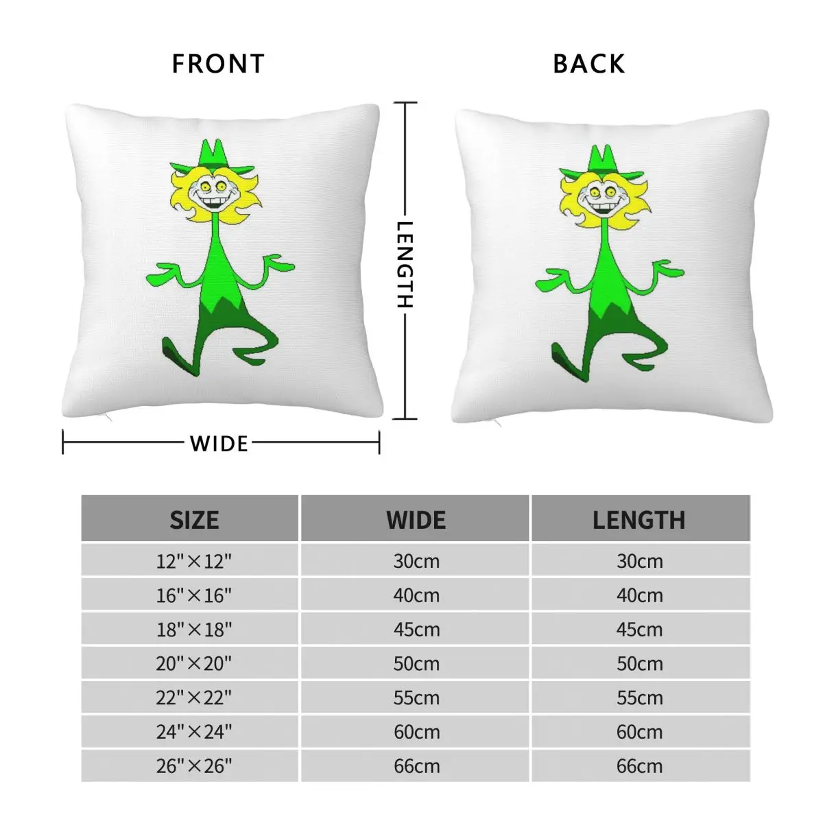 Worthless Petaly Deltarune Pillowcase Polyester Linen Velvet Pattern Zip Decor Pillow Case Home Cushion Cover