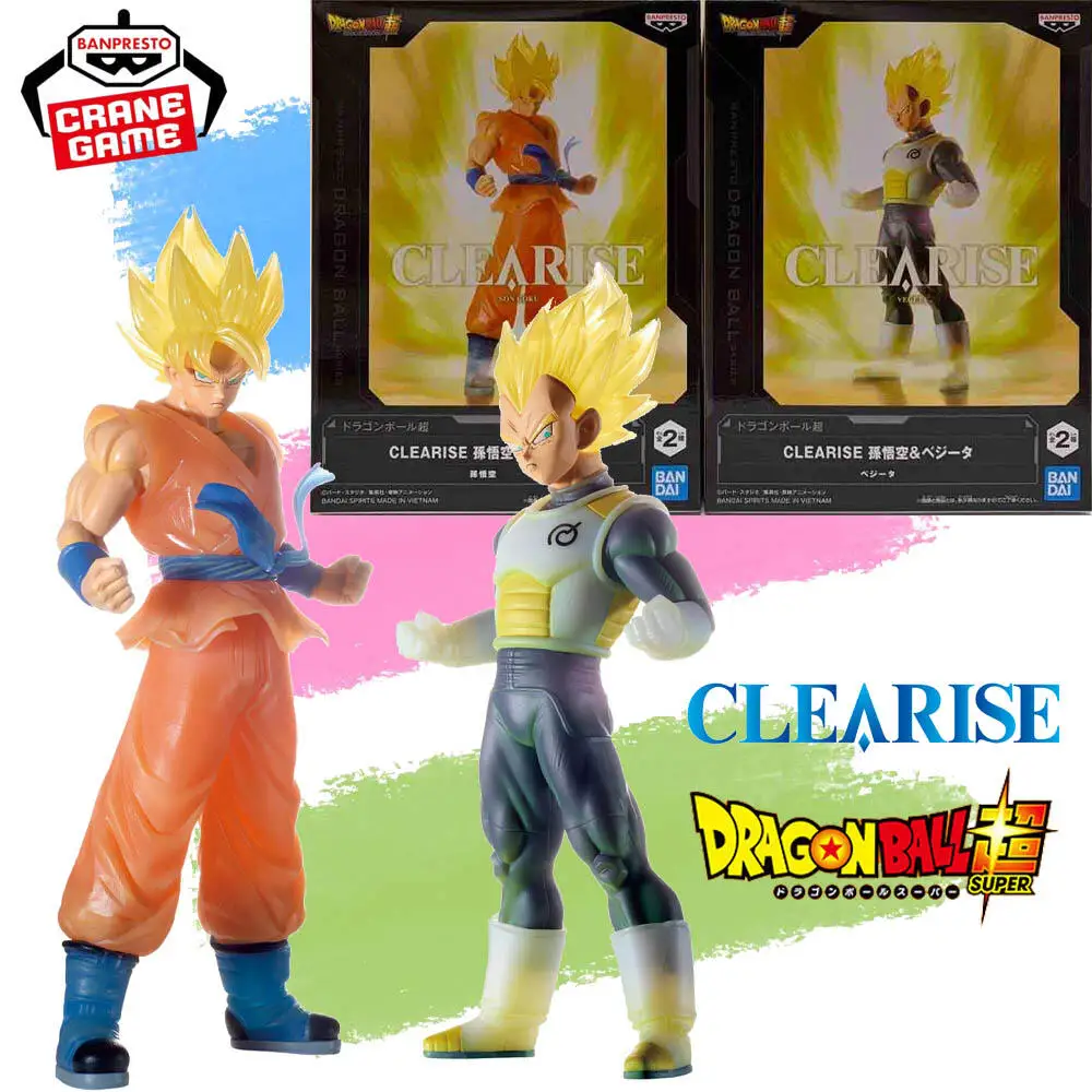 

В наличии: Оригинальная фигурка BANPRESTO Dragon Ball Super CLEARISE — Сон Гоку и Вегета, модель из аниме, игрушка
