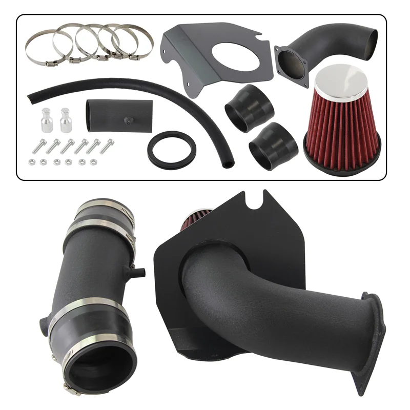 Cold Air Intake Pipe Kit & Air Filter Fits for Mustang GT/GTS 5.0L V8 Engine 1994-1995