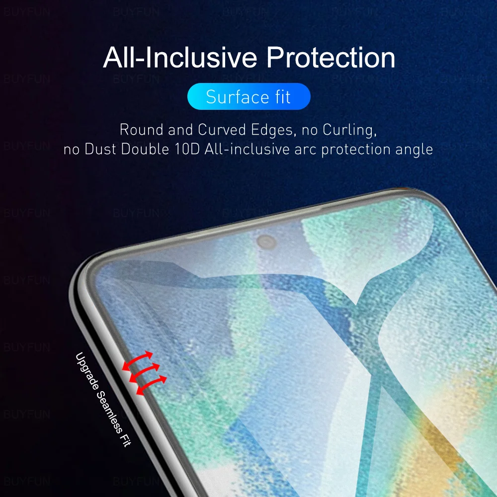 2 Stuks Matte Hydrogel Film Voor Samsung Galaxy S21 Fe 5G 6.4 "Screen Protector Voor Samsung S21FE Frosted beschermende Film Niet Glas