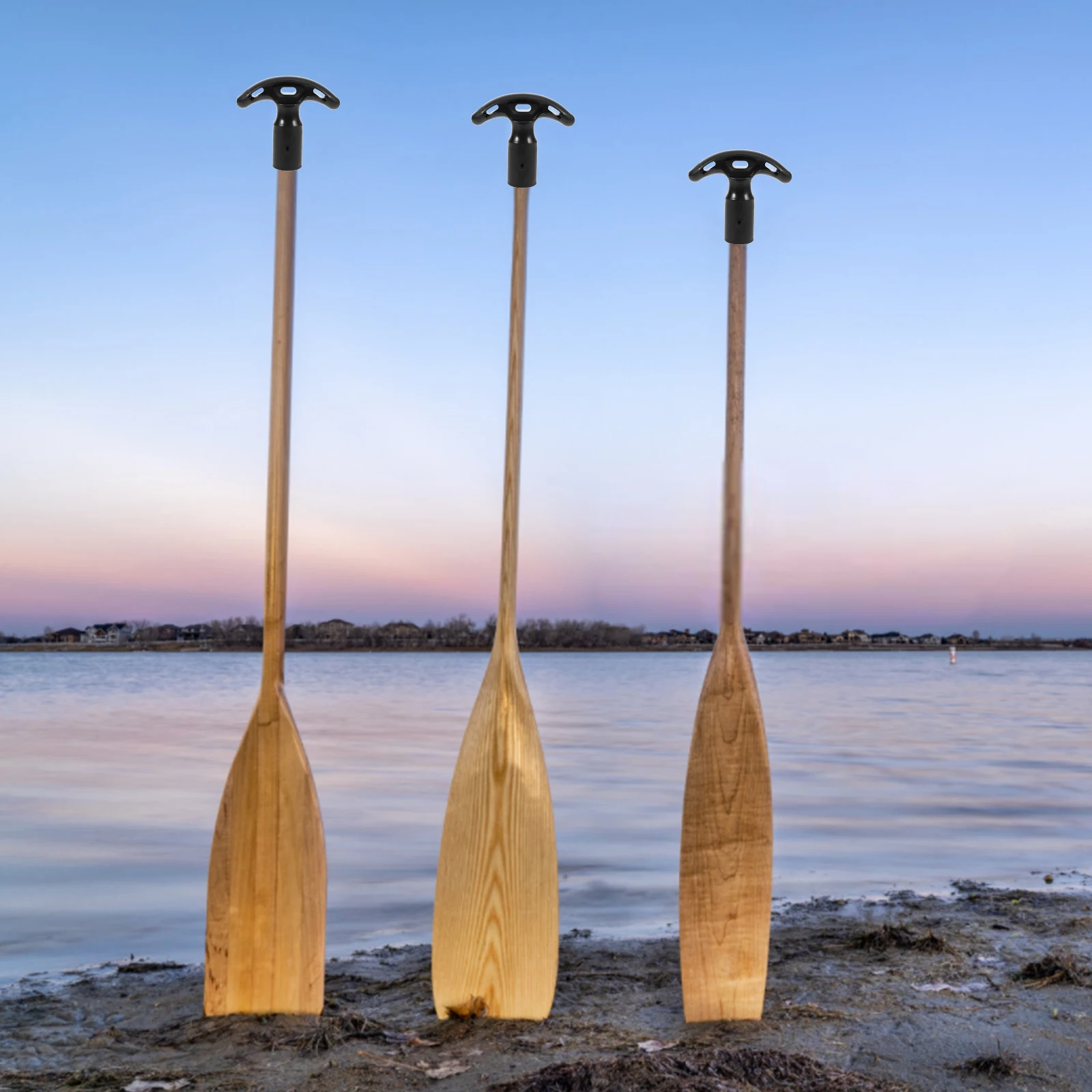 

Anti Slip Kayak Paddle Handle 28mm Diameter Canoe Accessories Durable Paddle Hand Stable Grips Boat Attachment