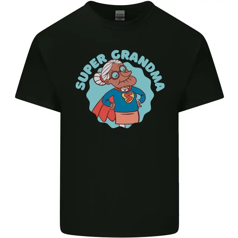 

Мужская хлопковая футболка Super Grandma Funny Grandparents Day