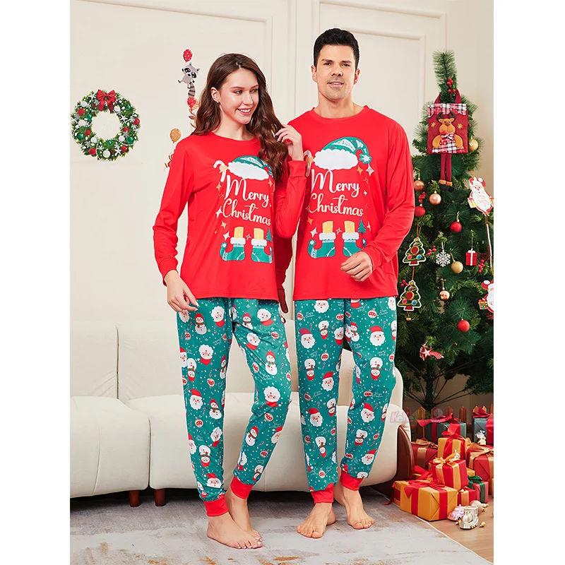 Christmas Matching Family Pajamas Outfits 2025 Adult Kids Father Mother Clothes Xmas Sleepwear Baby Boy Girl Pyjamas Family Look