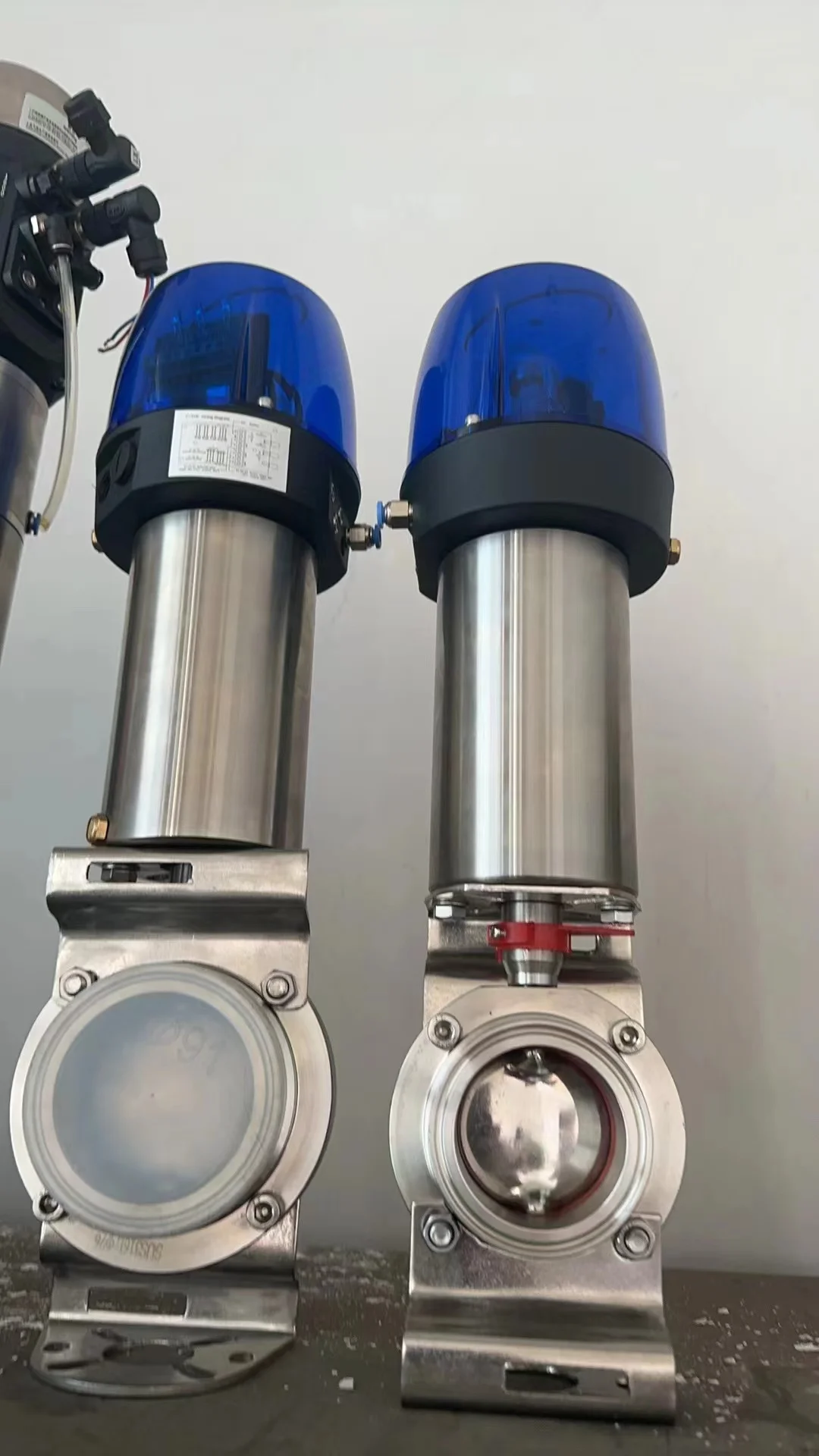 2/3Inch Dairy Products Pneumatic Electric Stainless Steel Sanitary Tri Clamp Butterfly Valve