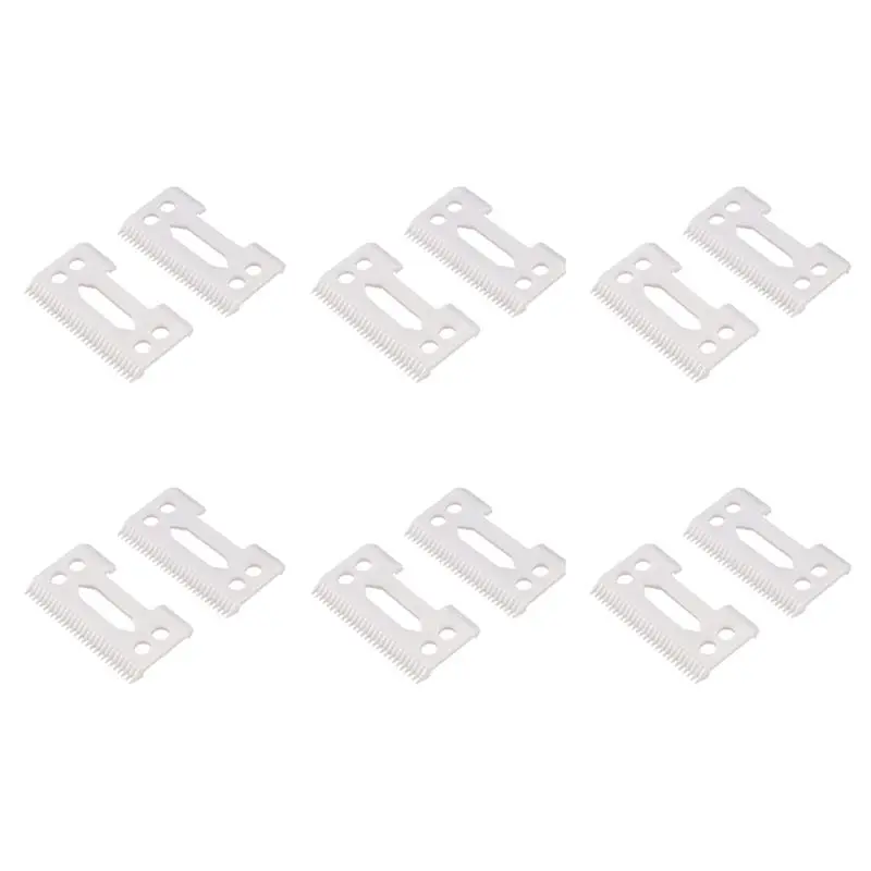 B89B-New 12Pcs 28 Teeth Zirconia Clipper Blade For Wahl Senior Clipper