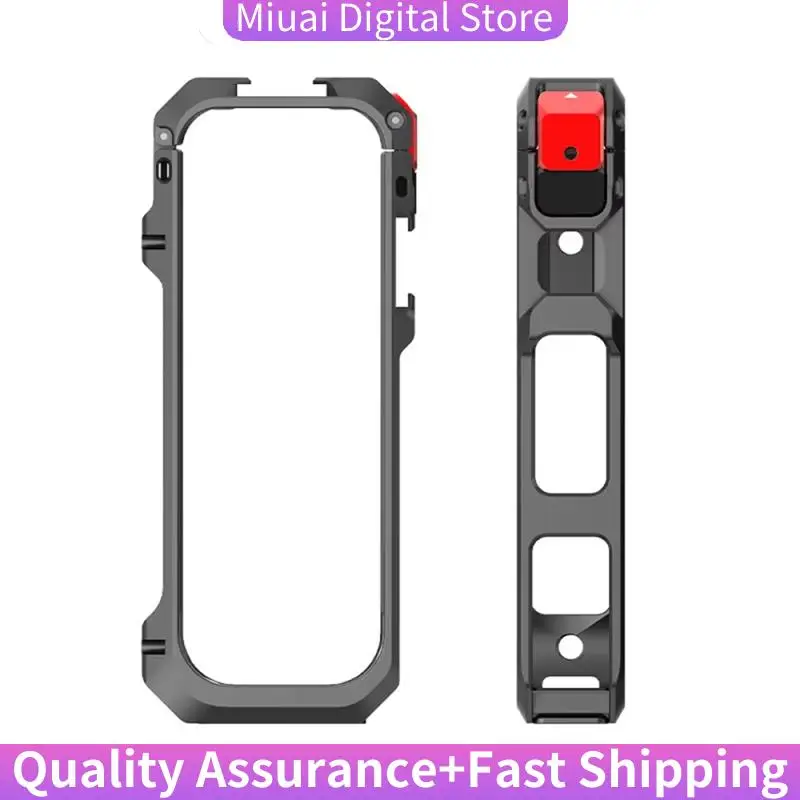 

Cage Protective Case For Insta360 X5,Metal Frame Expansion Adapter Mount With Lens Cover Camera Accessory-A74Z
