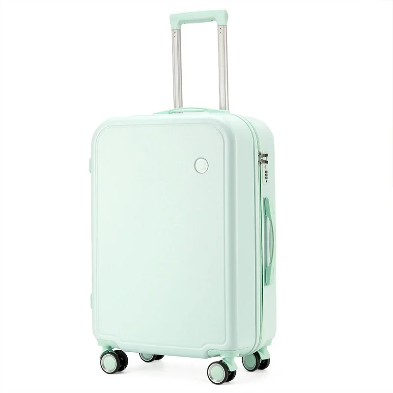 Unisex Puristic Design Travel Luggage Rolling Wheels Hardside Men Women Suitcase Trolley Case Carry On/Big 24 Inch