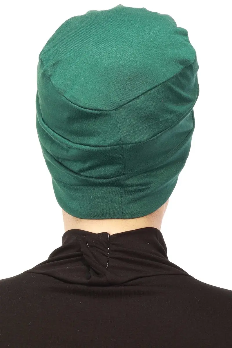 Boina modelo hijab osso verde