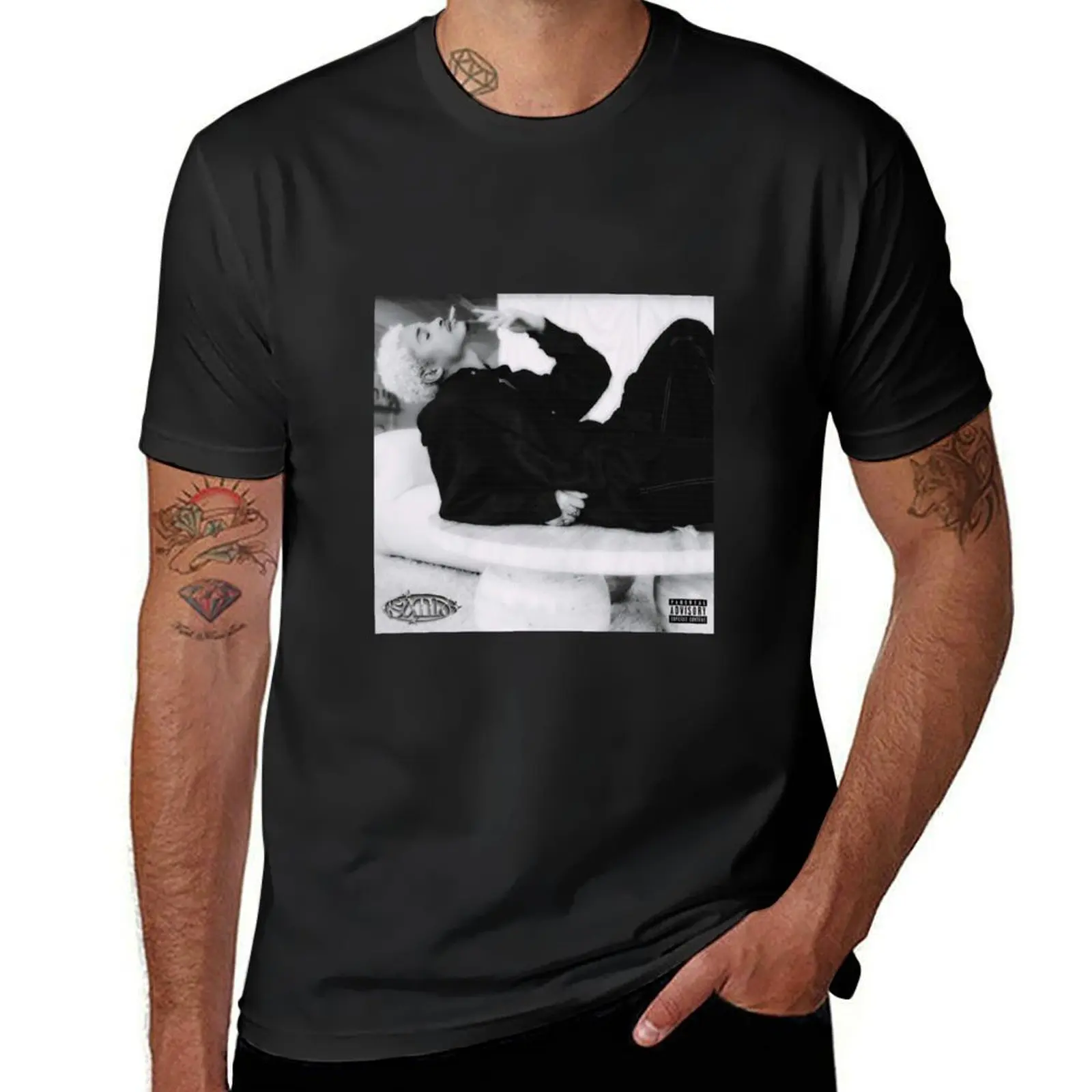 

Стильные мужские футболки с рисунком под заказ, большие размеры