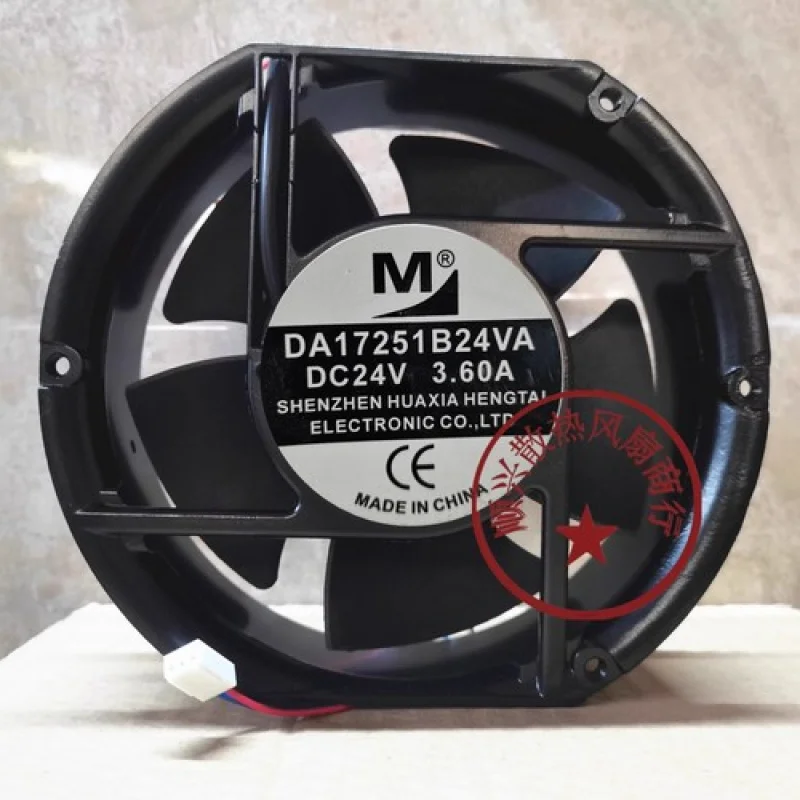

C for M DA17251B24VA DC24V 3.6A 17CM 3-Pin Inverter Cooling Fan
