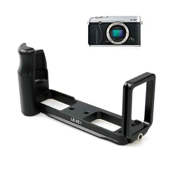 

CNC Metal Camera Tripod Head Quick Release Plate L-Plate Hand Grip 1/4 Screw Mount for Fujifilm Fuji X-E1 X-E2 Mirrorless Camera