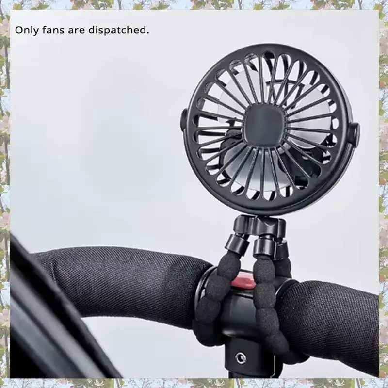 

Eco-Friendly-Baby Stroller Fan Mini Outdoor Fan USB Speed Flexible Octopus Fan Tripod Clip On Handheld Fan For Stroller Crib