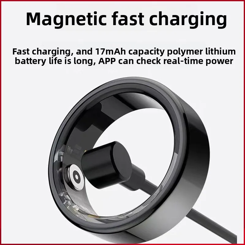 Heißverkaufter Multifunktions-Smart-Ring, Foto-Bürstenvideo, Herzfrequenz, Blutsauerstoff, tragbar, Schlaferkennung, Gesundheits-Bluetooth