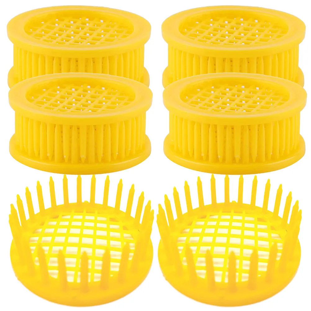 10Pcs Bee Cage Cell Protector Plastic Bee Rearing Cage Professional Beekeeping Equipment Cell Incubation Bases