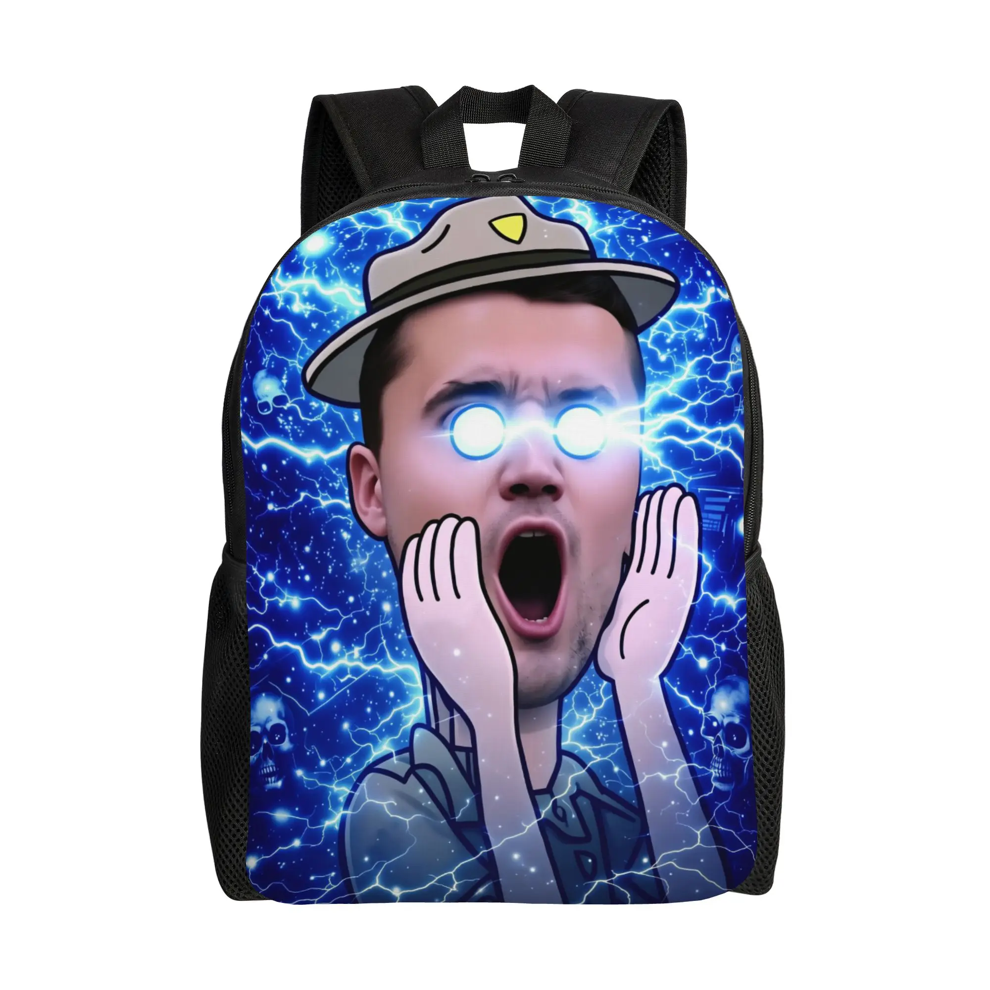 Funny Charlie Kirk Backpack  Outdoor Backpacks Male Designer Durable School Bags Cool Rucksack
