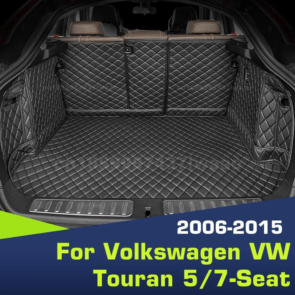 

Для Volkswagen VW Touran 5/7-Seat 2006-2015 авто полное покрытие коврик для багажника автомобильный защитный коврик грузовой вкладыш аксессуары для интерьера