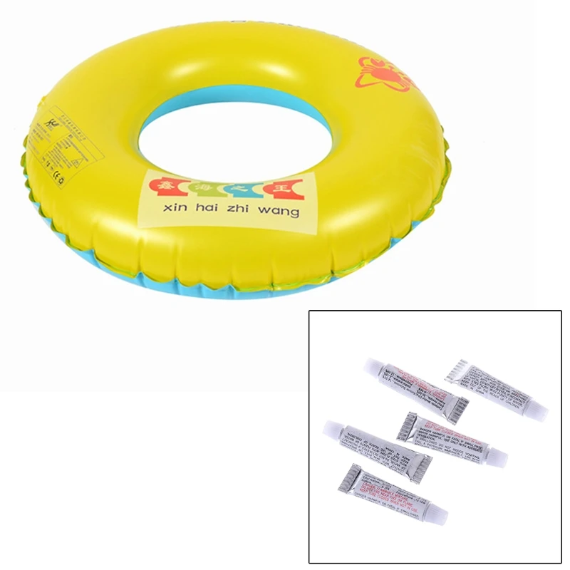 5 Pieces PVC Inflatable Repair Adhesive Swimming Pool Boat Adhesive Tape