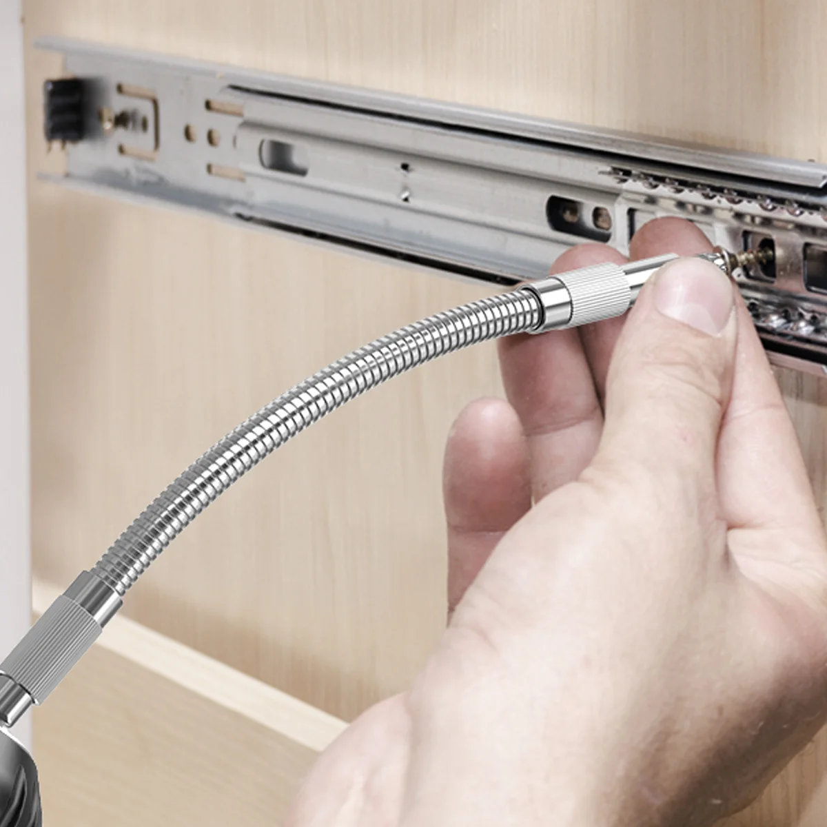 2 قطعة ملحقات مثقاب مرنة المهنية مفك كهربائي محول للمساحات الضيقة إصلاح السيارات الأثاث الكهربائية