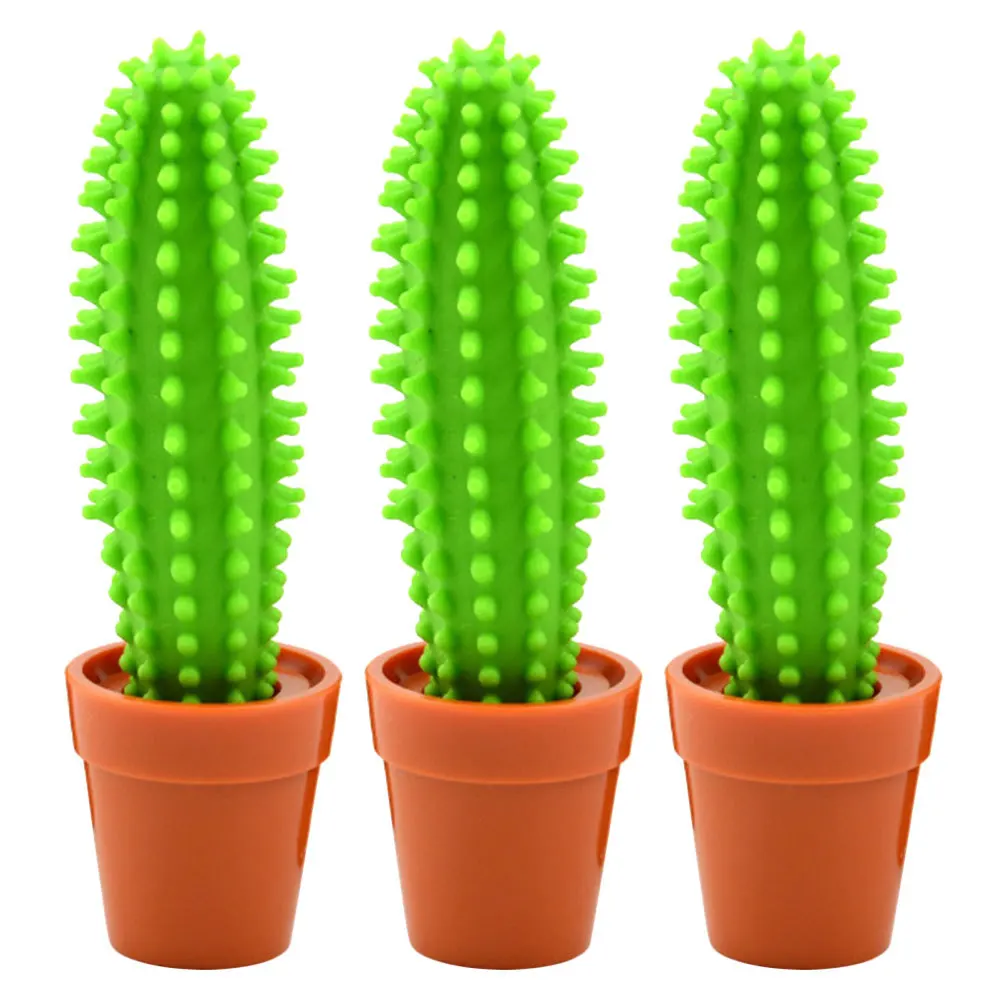 

3Pcs Cactus Neutral Ballpoint Pens Fine Tip Portable Ink Pens Creative Writing Supplies for Home Office Cute Stationery Items