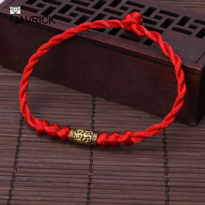 Chinese Feng Shui Lucky Red String Bracelet Amulet Good Luck Red String Rope Bracelet Handmade Braided Bangles Gift