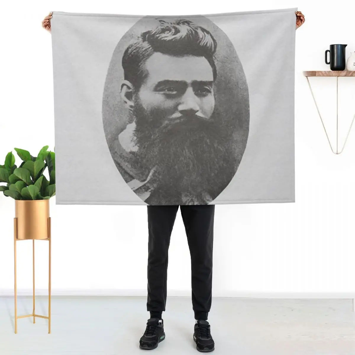 Ned Kelly - The Kelly Gang Throw Blanket Kid'S Luxury Designer bed plaid Decoratives heavy to sleep Thins Blankets
