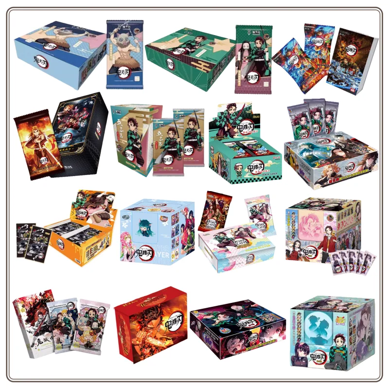 Original Demon Slayer: Kimetsu No Yaiba Collection Legendary Edition Card Unlimited Train Anime Peripheral Collection Card