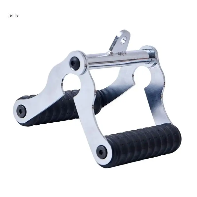 V Shaped Rowing Rod Ergonomic Row Handle Biceps Triceps Back Workout Row Handle for Pull Down Cable Machine Enduring 448C