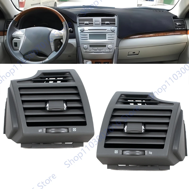 Car Dash AC Air Conditioner Vent Side Air Vent Outlet Grille Cover For Toyota Camry 2006 2007 2008 2009-2011 American Version