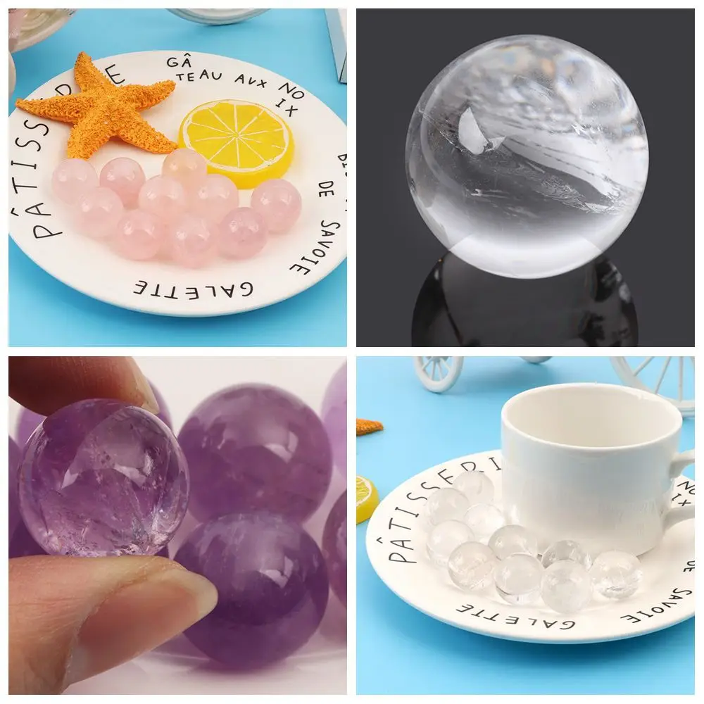 Natural Fluorite Gift Sphere Healing Gemstone Quartz Stone Crystal Ball