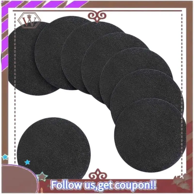 ABBG-8 Pcs 15Cm Black Mandala Kraft Paper Round Cardboard For Painting DIY Cardboards For Artist Painter